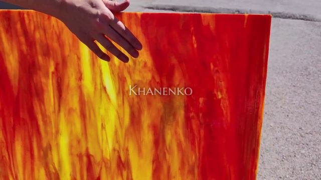 Стекло витражное AV 365-7S, целый лист - 78 х 96 cм.